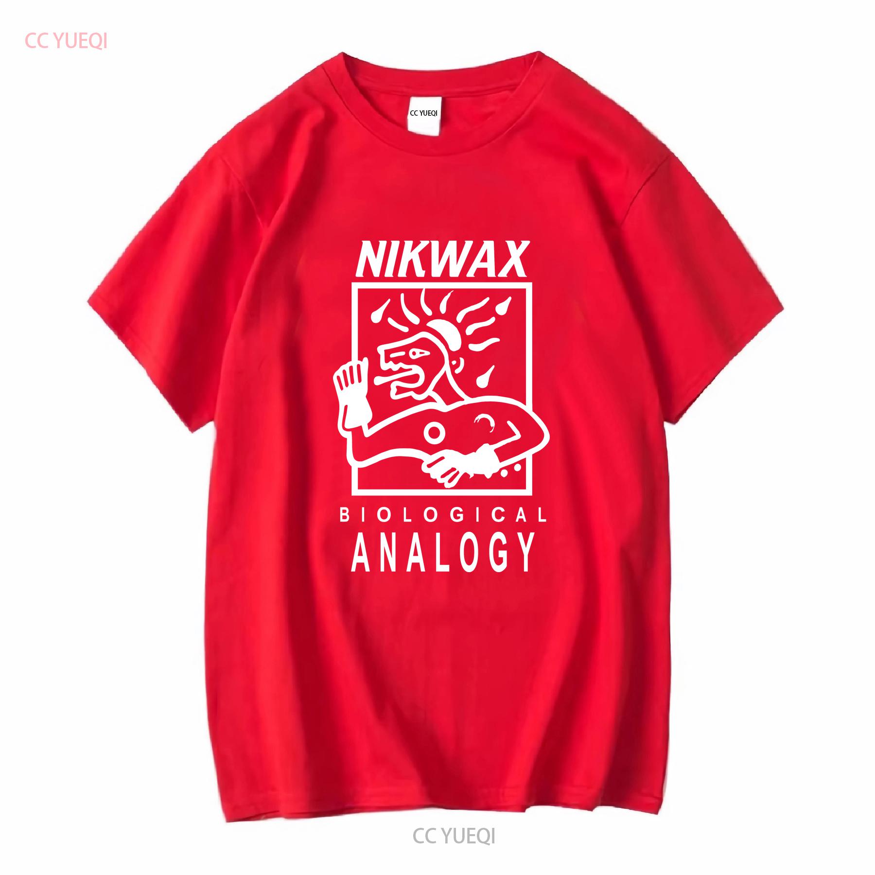 

Vintage NikWax Biological Analogy T Shirt vintage Washed Breathable Top For Everyday Wear Stylish Soft fashion designer clothes S
