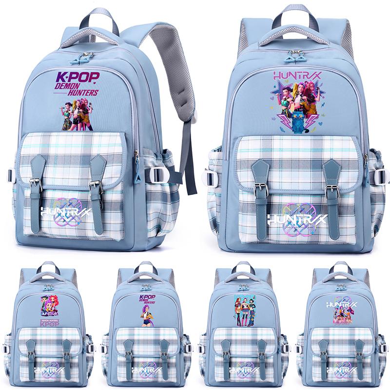 Anime Cartoon K-Pop Bedruckter Rucksack mit großer Kapazität für Teenager, Schüler, Mädchen, Jungen, Schultasche, Büchertasche, Damen, wasserdichte Reisetasche, Kindergeschenk, Mochila