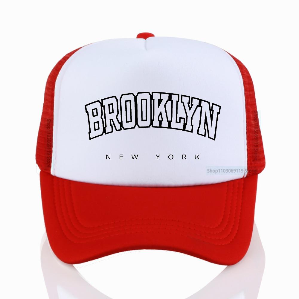 summer new Unisexs Mesh hat Brooklyn New York Unisexs baseball caps Fashion Hip Hop Mesh breathable Trucker hats
