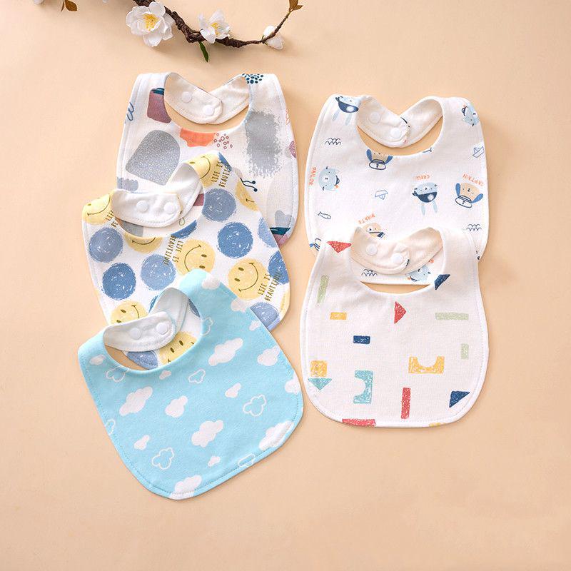 Thick Waterproof Baby Bib - Pure Cotton, Enlarged & Widened for Boys and Girls