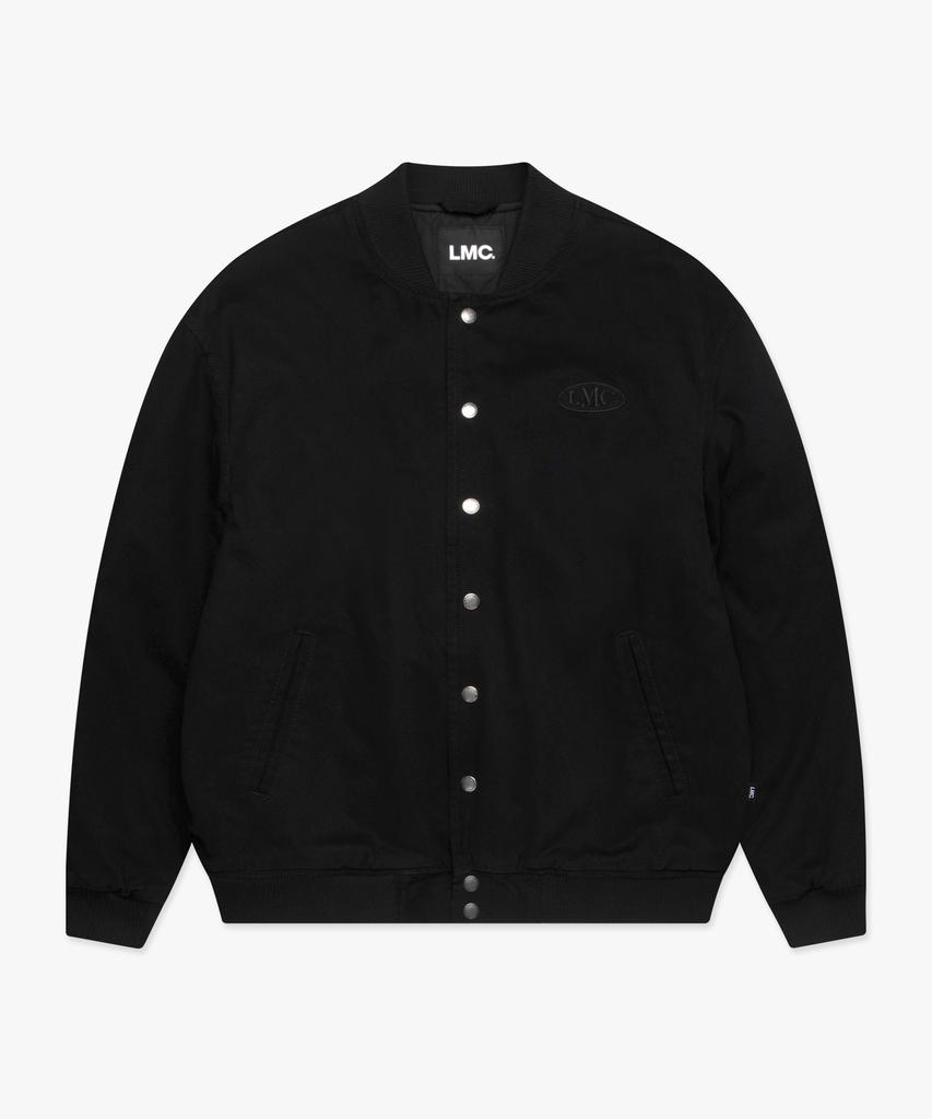 Lmc Washed Varsity Jacket Black