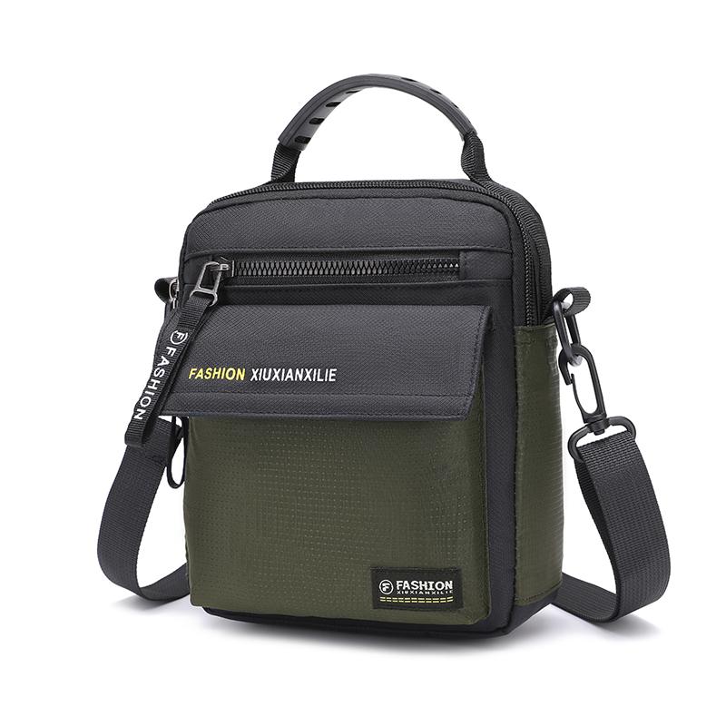 2024 neue Schulter Messenger Bag Casual Herrentasche tragbare Aktentasche Nylon wasserdichte Outdoor-Tasche Mann Messenger Bags Handtaschen