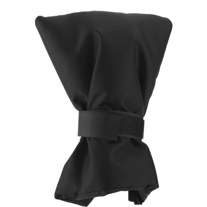 Tissu Oxford 2 pièces / ensemble couverture de robinet d'eau de couleur noire sac de Protection de robinet d'hiver pour jardin