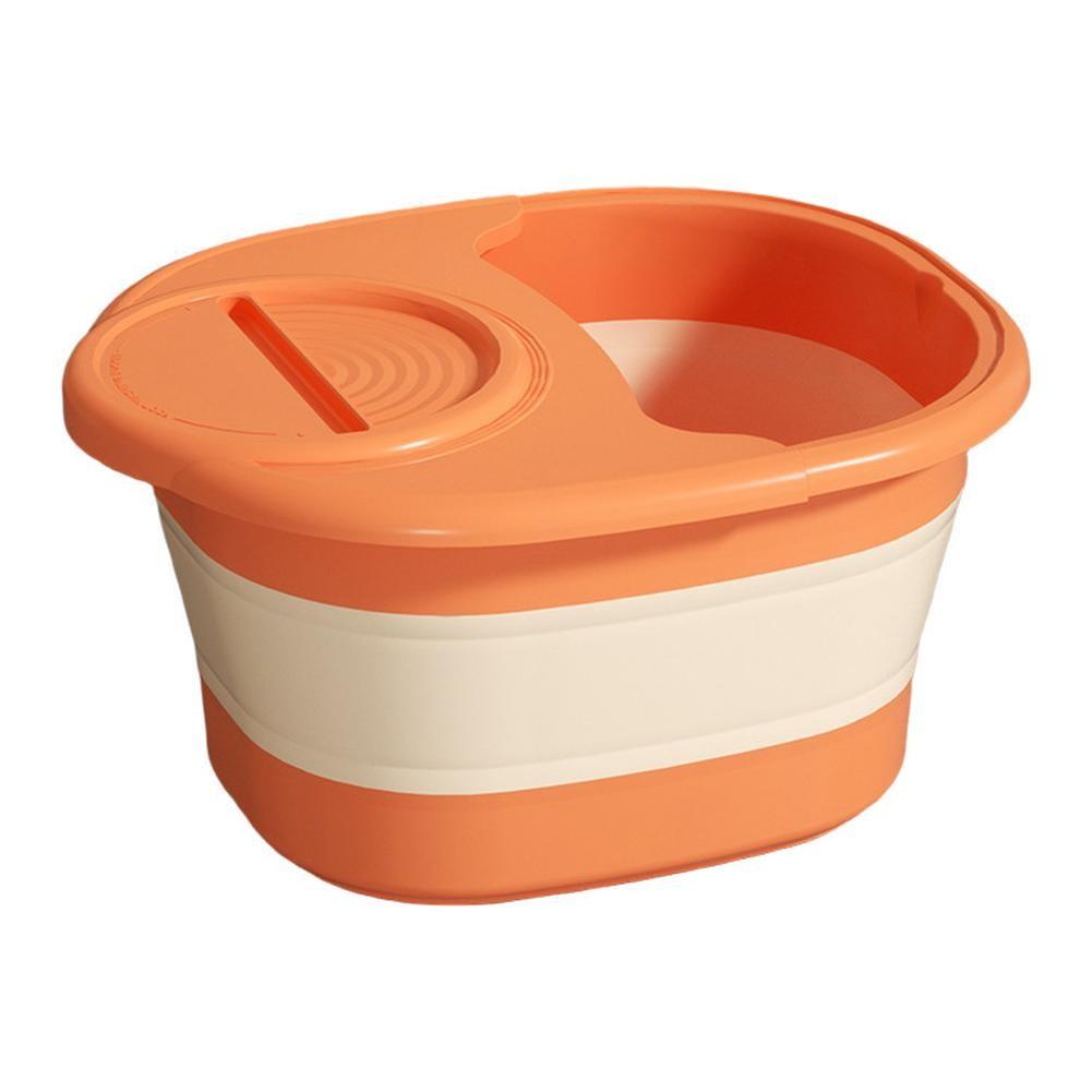 Foldable Foot Tub Retractable Foot Bath Silicone Foot Bath