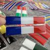 Tricolor Nation National Stickers Waterproof Decals For Vehicles Bikes Outdoor Gear