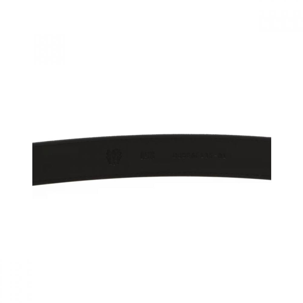 Daks Black Embossed Logo Leather Belt Dbbe6f135bk