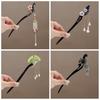 Tassel Sandalwood Hair Stick Wooden Hanfu Headwear Chinese Style Hairpin  Hairstyle Design Tool