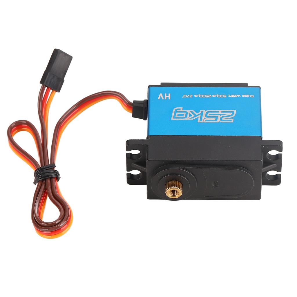 Metal Gear Servo 25KG Full Digital Waterproof 270 Degree Rotation with 25T Arm for CNC