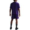 Nike Pantaloncini Sportivi Uomo con Pizzo Allacciato e Logo Ricamato Vita Media Viola HJ8103-547