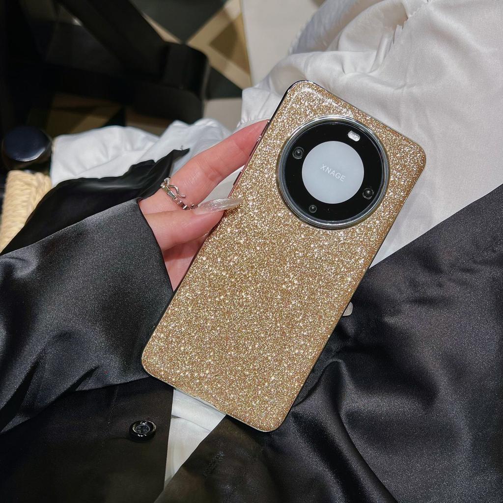 Luxurious Rhinestone Phone Case for Huawei Mate60pro+, High-end Glitter Mate60 Protective Case for Women