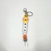 2025 Silicone Cartoon Animal Beaded Bracelet Keychain Pendant