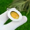 925 Silver Oval Picture Jasper Gemstone Bezel Wedding Handmade Pendant Jewelry