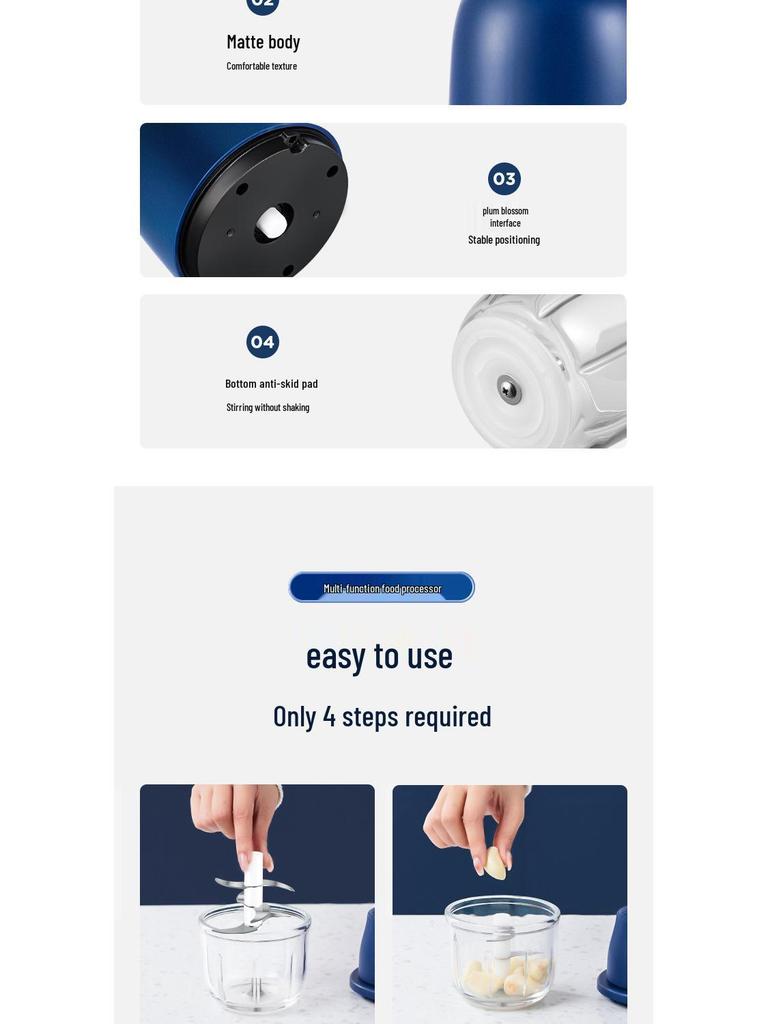 RSD Einteiliger elektrischer Knoblauchpresse und Zerkleinerer