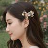 Zinc Zinc Zinc Alloy Cartoon Hair Clip Colored Rhinestone Edge Clip Sweet Horse Hairpin  Party