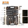 Socket Wrench Set 1/2'', 3/8'', 1/4'' 219 Pieces - T N10-076