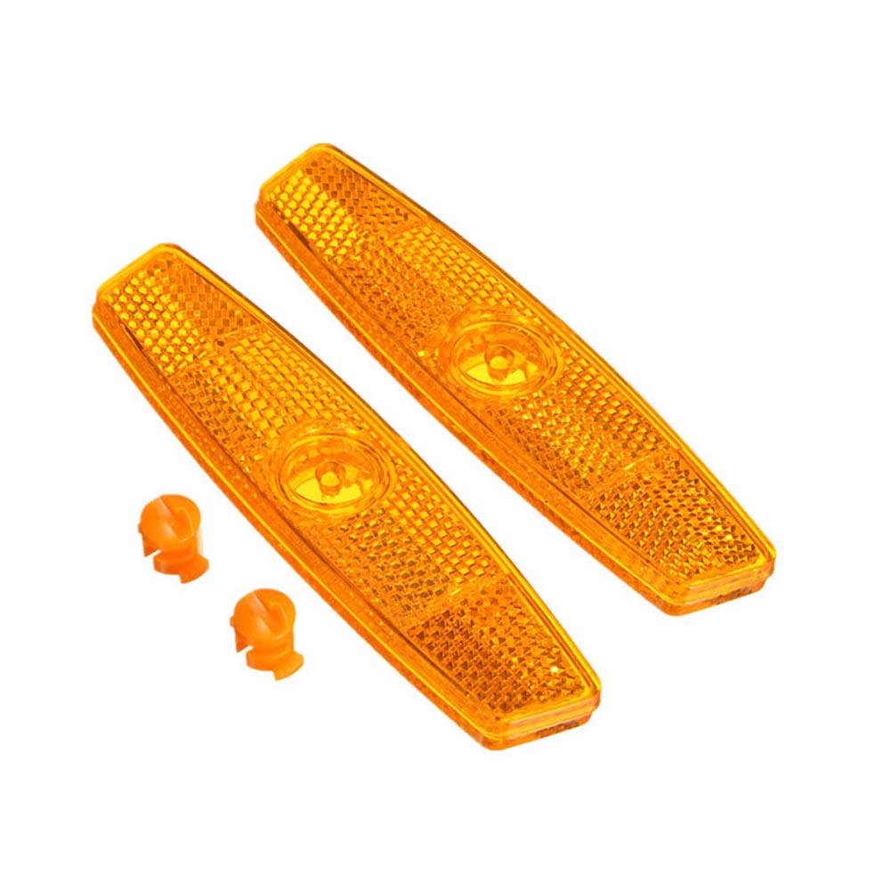 

1pair Bicycle Wheel Safety Spoke Reflector Reflective Mount Clip Warning