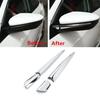 4X Chrome Rearview Mirror Strip Moulding Cover Trim for Honda Civic 2016-2021