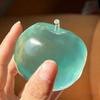 Pelota Antiestrés Moldeable de Manzana Aceite de Coco Squishy Manzana Transparente Pelota de Apretar No Rebota Juguete Sensorial ASMR Juguete para Aliviar el Estrés
