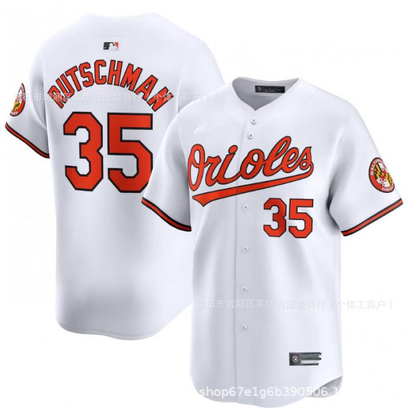 Baltimore Orioles Baseball Jersey 2 35 Rutschman Striped Sports Shirt Men