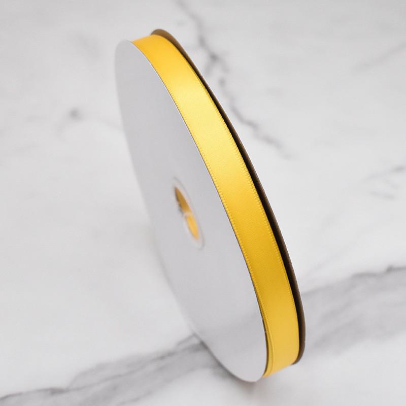 Yellow Ribbon: 0.3-5CM Gift Box Decoration, Cuttable Polyester Strap.