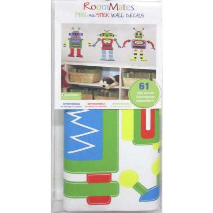 Repositionable Stickers Little Multicolored Monsters