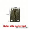 Cabinet Door Furniture Hinge 36*23mm Jewelry Wood Boxes Decorative Hinges Furniture Fittings +Screws +Storage Box