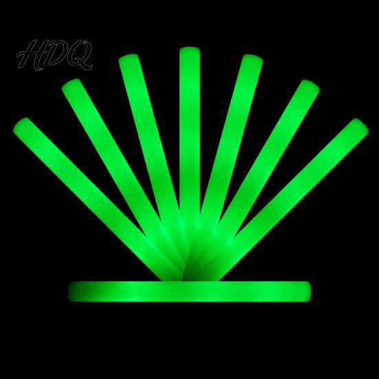 Safe Foam Light Sticks 2 Pcs Glow Sticks 19" LED Up with 3 Party Favors for Kids Modes Colorful Flashing in The Dark Wedding Favor Wands