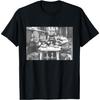 HTUANBAQ Funny Cat Meme Designs Cat Gang Street Food T-Shirt