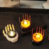 Halloween Skull Hand Candle Light Easter Ghost Hand Decoration Prop Light Creative Atmosphere Ornament Night Light
