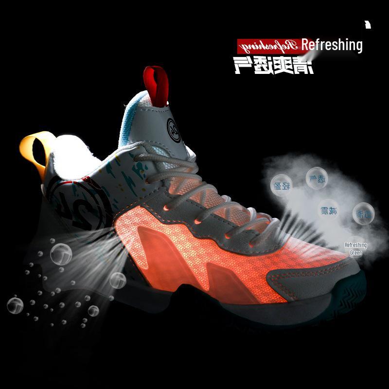 Boys' 2025 Autumn Basketball Shoes – Non-slip, Wear-resistant, Breathable Training Sneakers for Kids