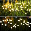 Outdoor Lights Solar Lawn Lamp Garden Lamp LED Wind-driven Firefly Ground Plug Lamp for Garden Lawn IP65 Landscape Holiday Light