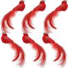 3 Stücke Künstliche Rote Vögel Imitation Vögel Clip-On Cardinals Gefiederte Vögel Weihnachtsbaum Ornament Schaum Weihnachten Garten Dekor