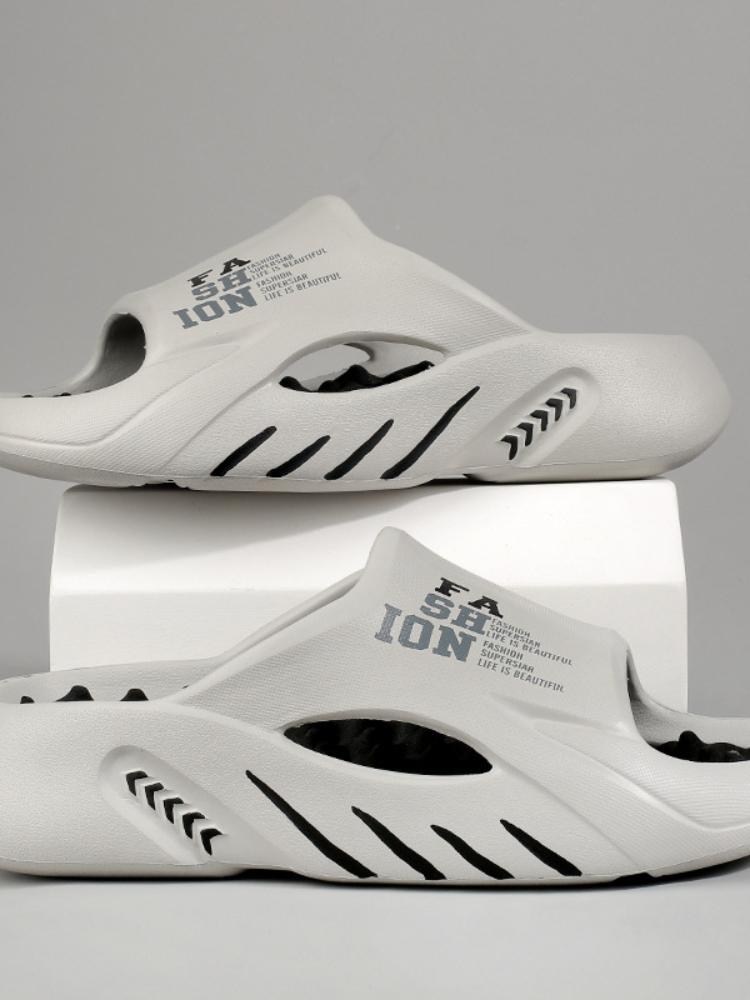 Pánské masážní pantofle do stran Vnitřní Venkovní sandály Plážové ležérní boty Měkká podrážka Nazouváky Pánské žabky Pánské sandály 2025