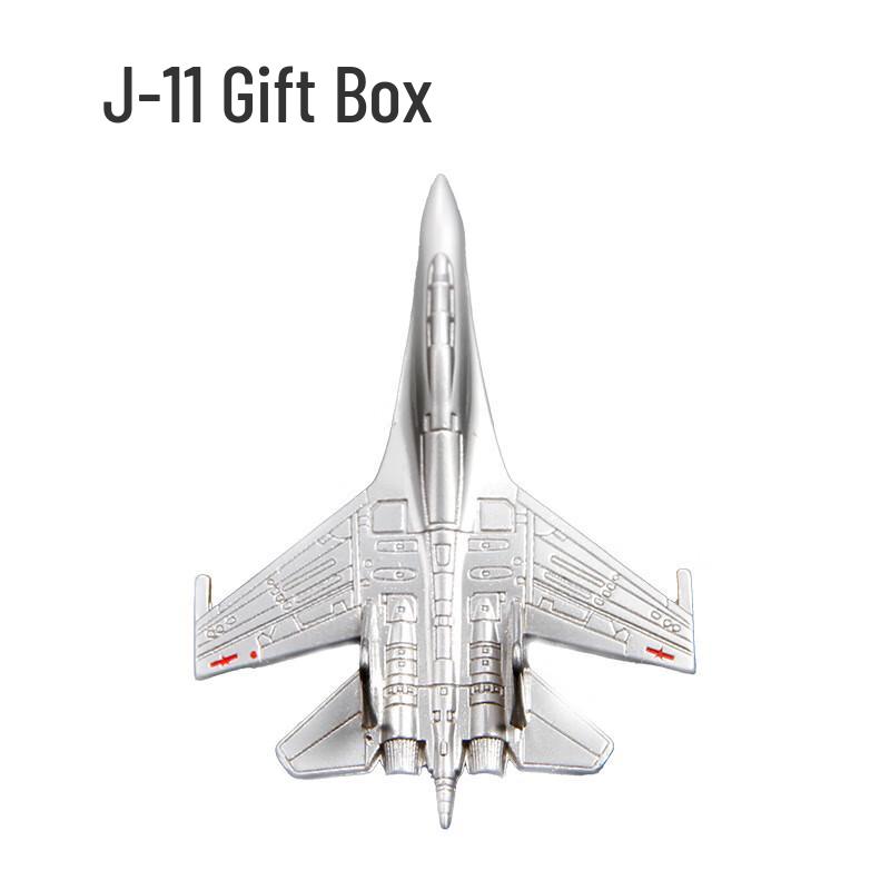 J-11 Fighter Jet Model Badge Gift Set One Size