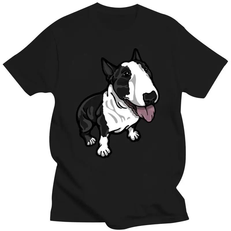 Bull Terrier Dog Cartoon Style T-shirt XXXXL