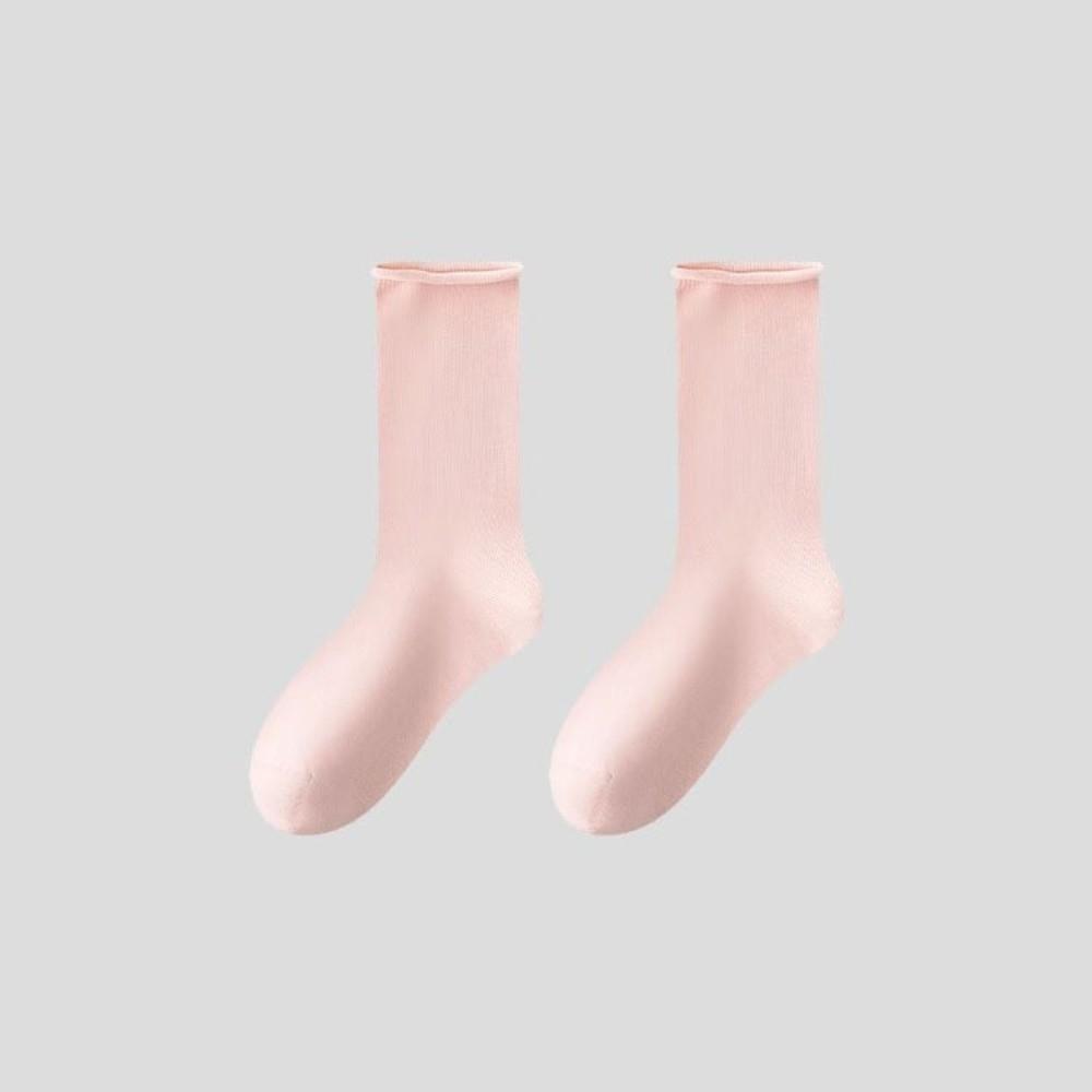 1 Pair Calf Socks Soft Breathable Slouch Socks Versatile Tube Socks  For Women