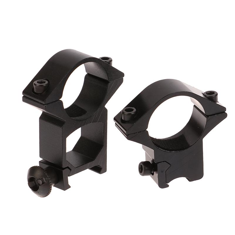 2Pcs Hunting Rifle Scope Mounts Ring For Dia 25.4Mm Tube Scopes 11Mm 20Mm Dovetail Picatinny Rail Tactical Flashlight Mount