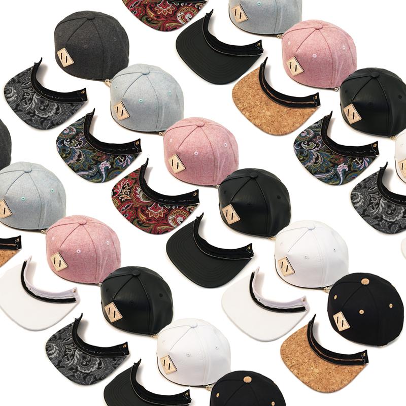 Heiteo Brim Changeable Snapback Flannel Paisley Teal