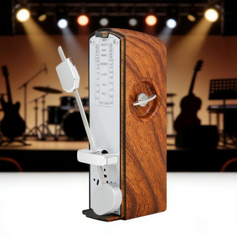 Standard Guitar Metronome Online Mechanical Rhythm Pendulum Metronome for Guitar Bass Piano Violin Musical Instruments