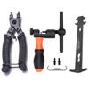 Universal Bicycle Chain Tool Kit Main Chain Chain Checker for Road Chain Splitter Breaker for Speed Chain Disassembly (Chain Breaker, Pliers,