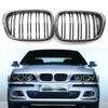 For Bmw 5 Series E39 525 528 530 535 1999-2003 Car Grille Front Kidney Grill Double Line Black 51137005837 51137005838