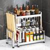 Stainless Steel 3-Tier Kitchen Storage Rack