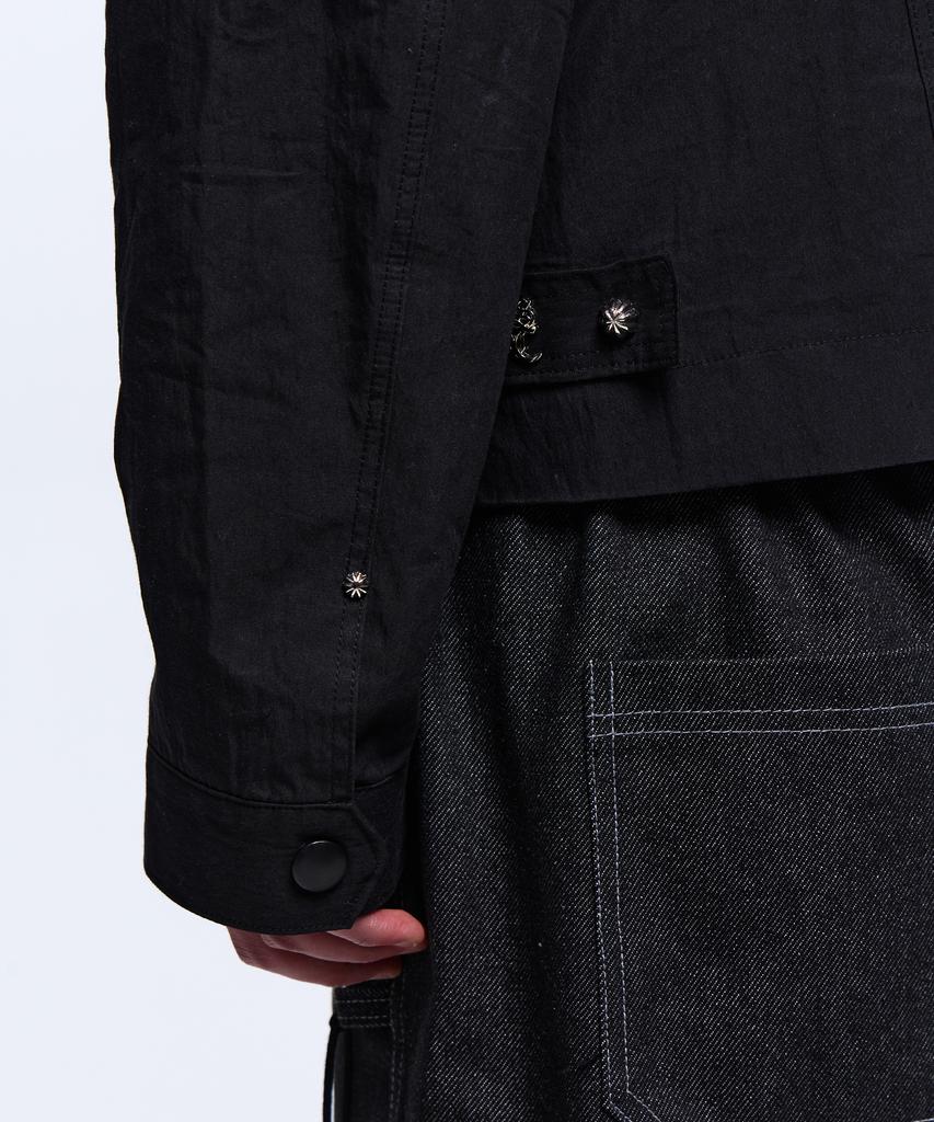 Rssc Denim Mixed Cotton Field Jacket - Black