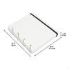 Brooch Pin Organizer Enamel Display Holder with 4 Pages Durable Pins Collection Storage Calendar