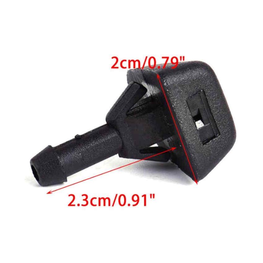 2PCS/Set Car Front Windscreen Windshield Wiper Washer Jet Nozzle Auto Water Spray Parts