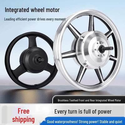 14" Folding Electric Bicycle Dual Drive Hub Motor 36V/48V 350W/400W/500W