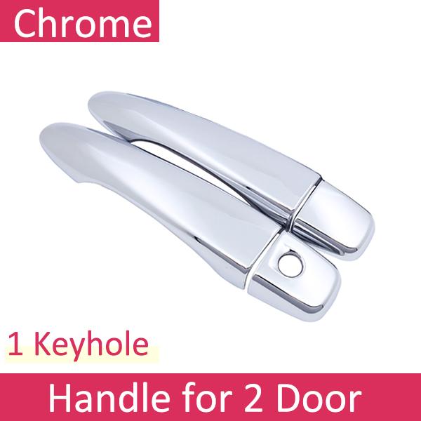 for Nissan Micra K14 2017~ Luxurious Chrome Exterior Door Handle Cover Car Accessories Stickers Trim Set of 2Door 2018