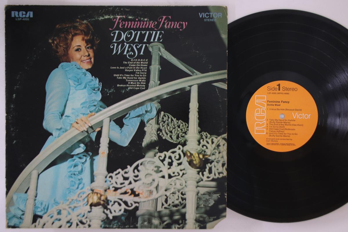 

LP Record DOTTIE WEST - Feminine Fancy LSP4095 RCA VICTOR 1969 US Folk Used