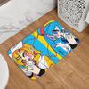 Hatsuned Mikues Cartoon Doormat Non-Slip Bath Kitchen Welcome Mat Living Room Door Floor Entrance Carpet Rug Footpad