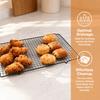 Stainless Steel Cooking Grill Tray Nonstick Surface Wire Cooking Net  BBQ Biscuit Cake Bread